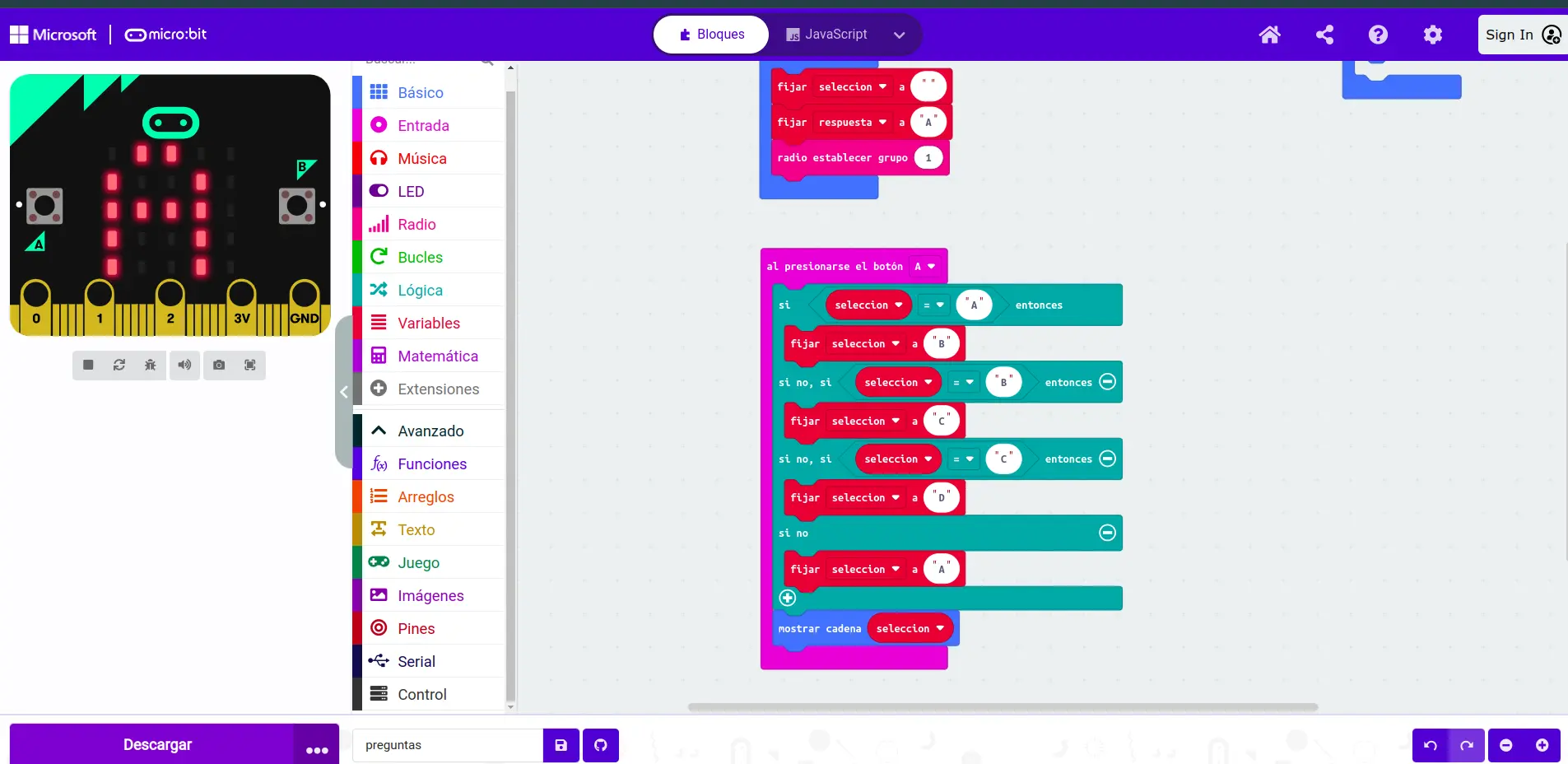 Seleccionar Respuesta