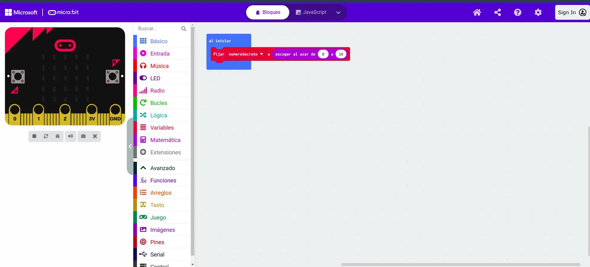 Generar Número Aleatorio