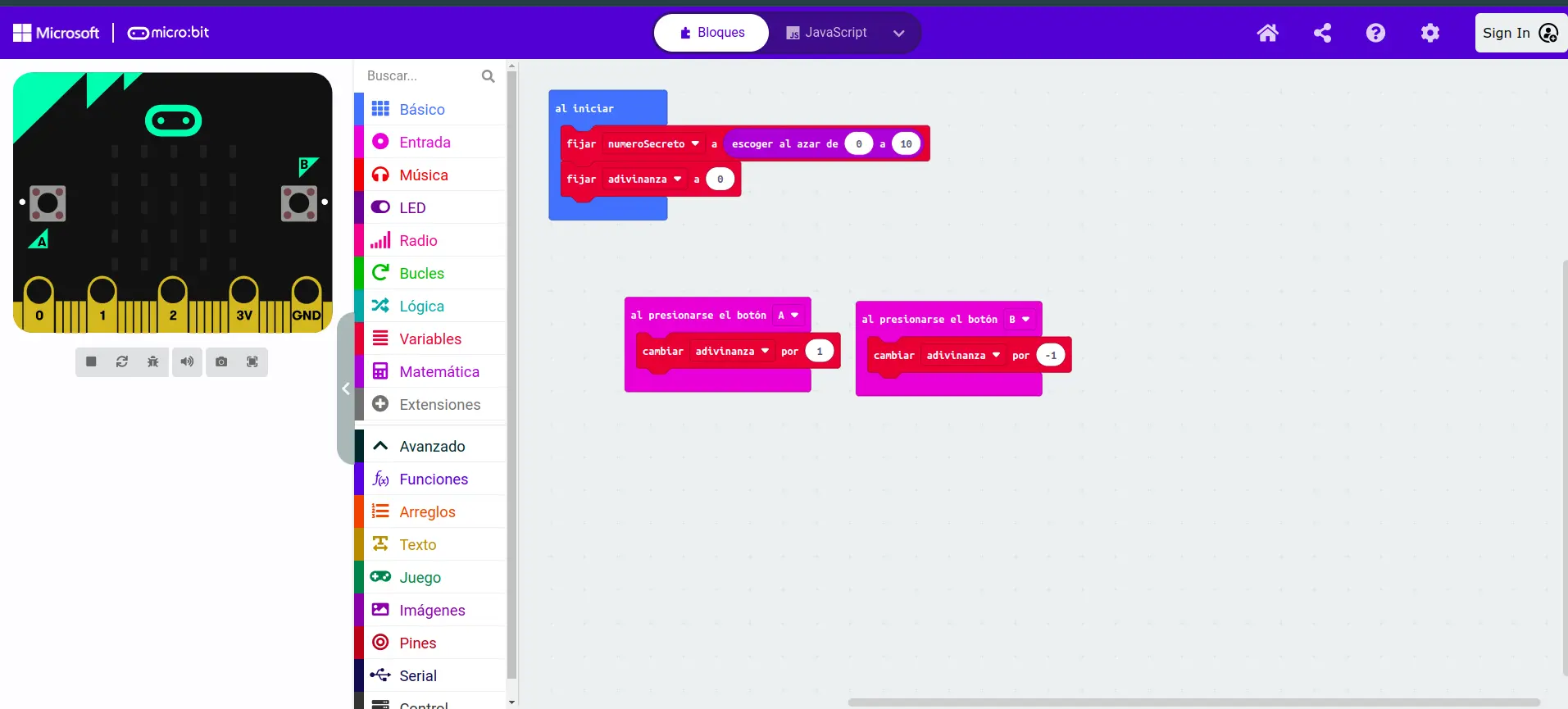Incrementar y Decrementar