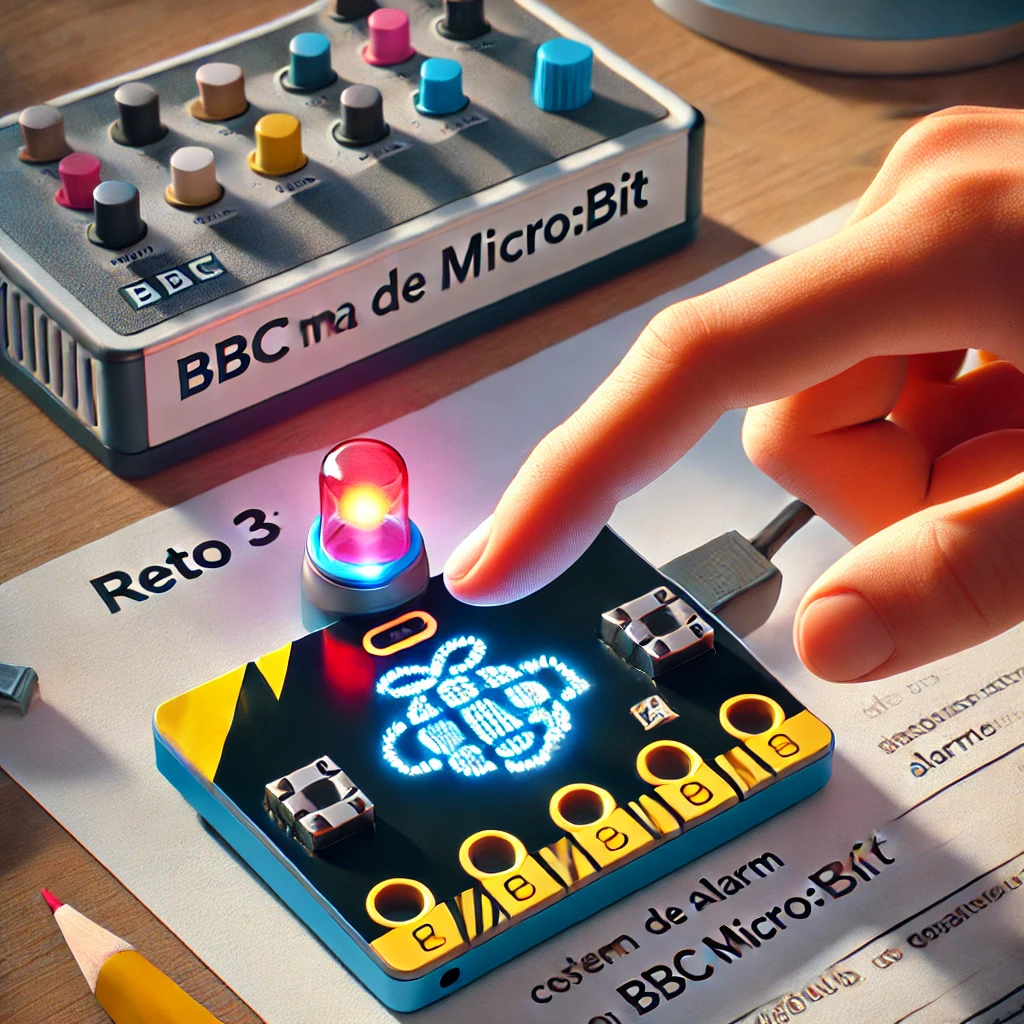 Senda de robótica Microbit - Reto 3: Sistema de alarma