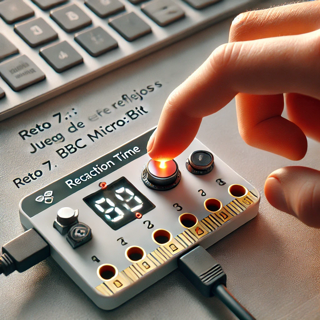 Senda de robótica Microbit - Reto 7: Juego de Reflejos